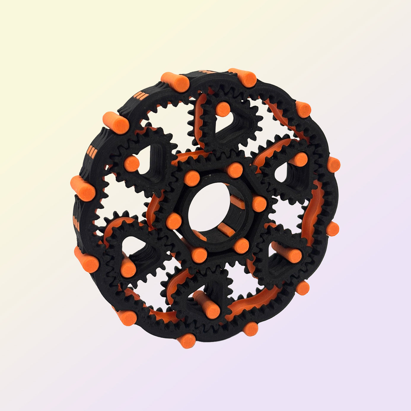 Core Fidget Spinner, Black & Orange