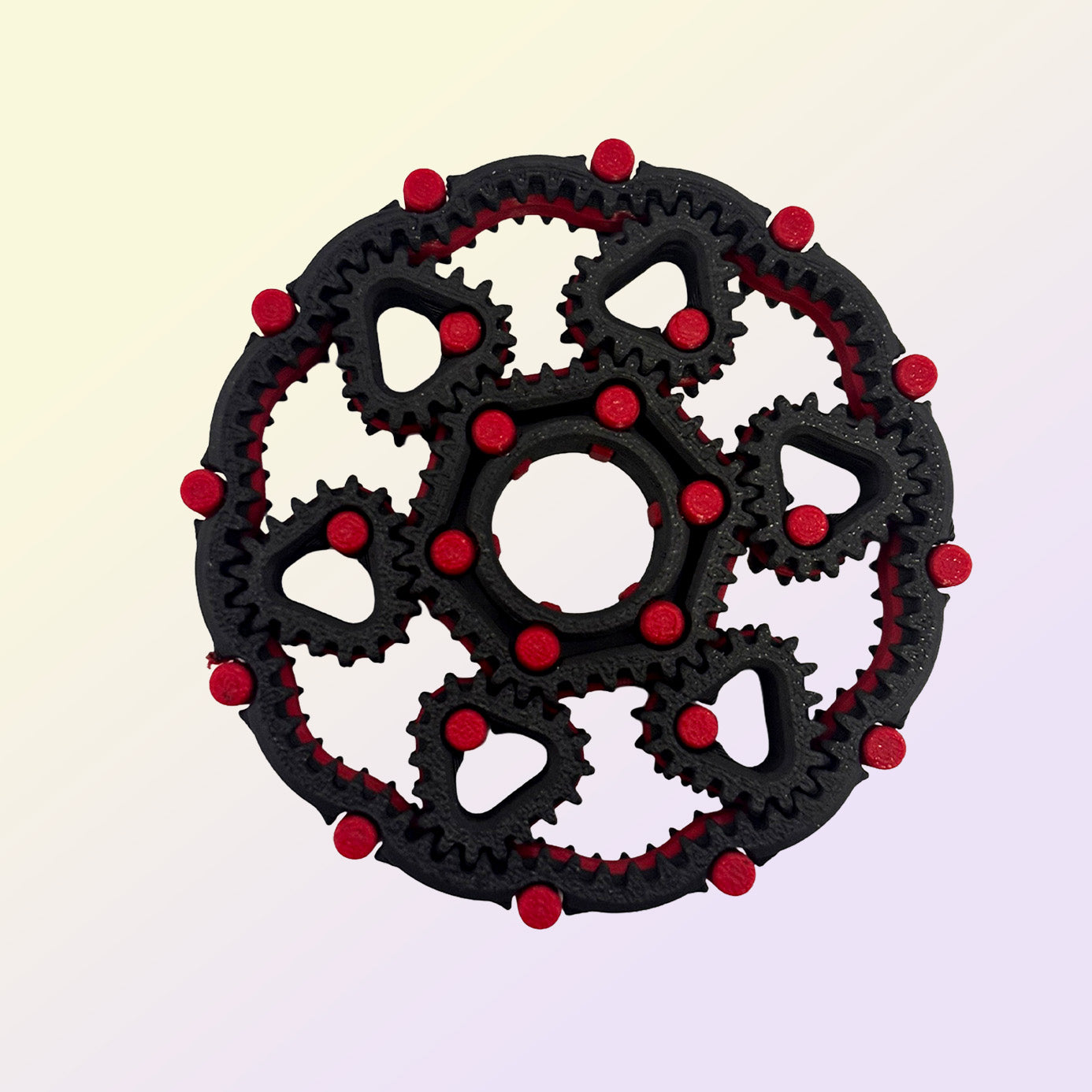 Core Fidget Spinner, Black & Red