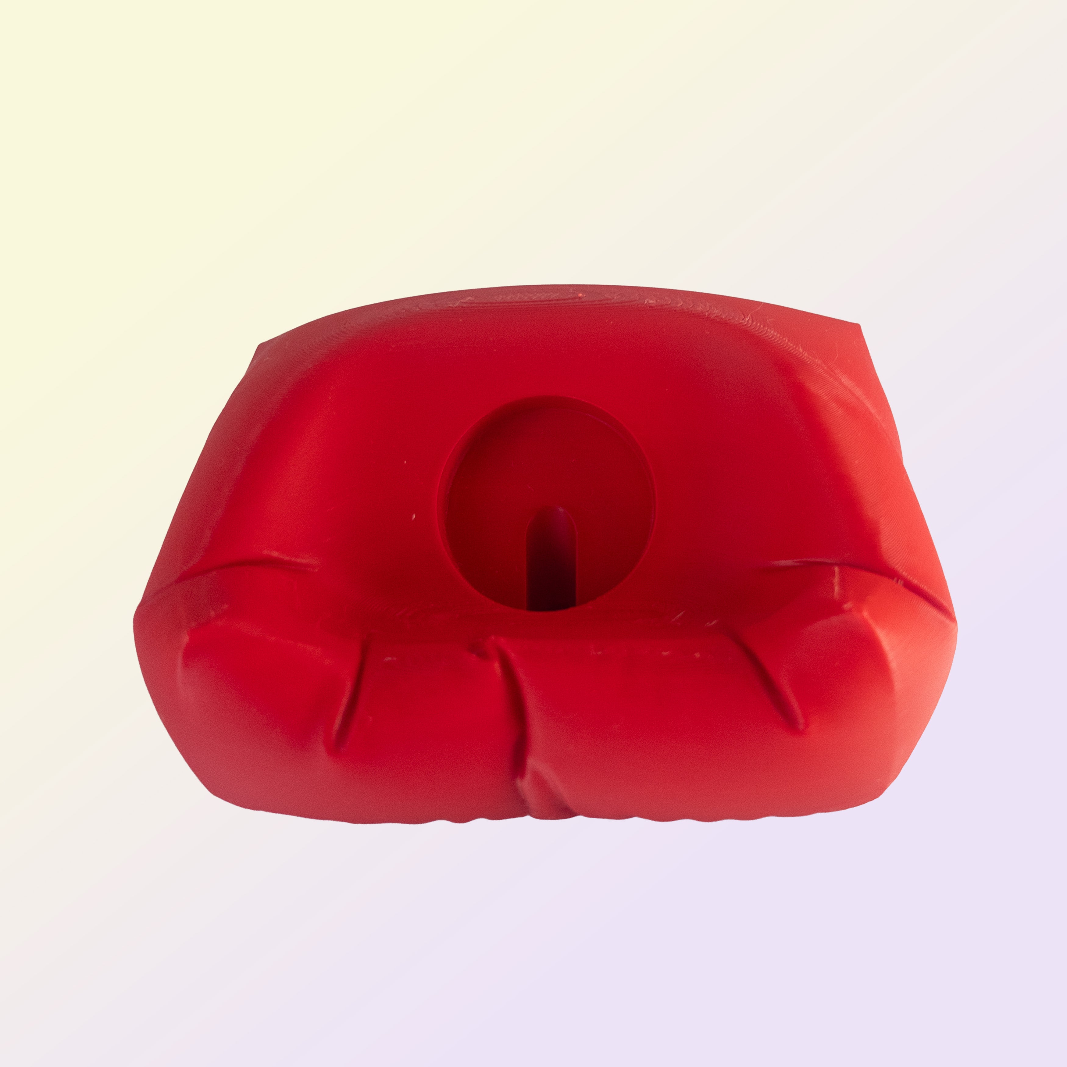 CushCharge – The 3D-Printed Cushion-Inspired Charging Stand for AirPods (MagSafe-Compatible) Red