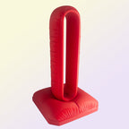 Cushion Headphone Stand Red Modern Desk Stand