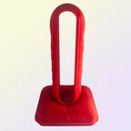 Cushion Headphone Stand Red Modern Desk Stand