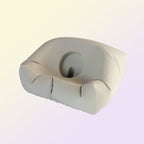 CushCharge – The 3D-Printed Cushion-Inspired Charging Stand for AirPods (MagSafe-Compatible) Stone White
