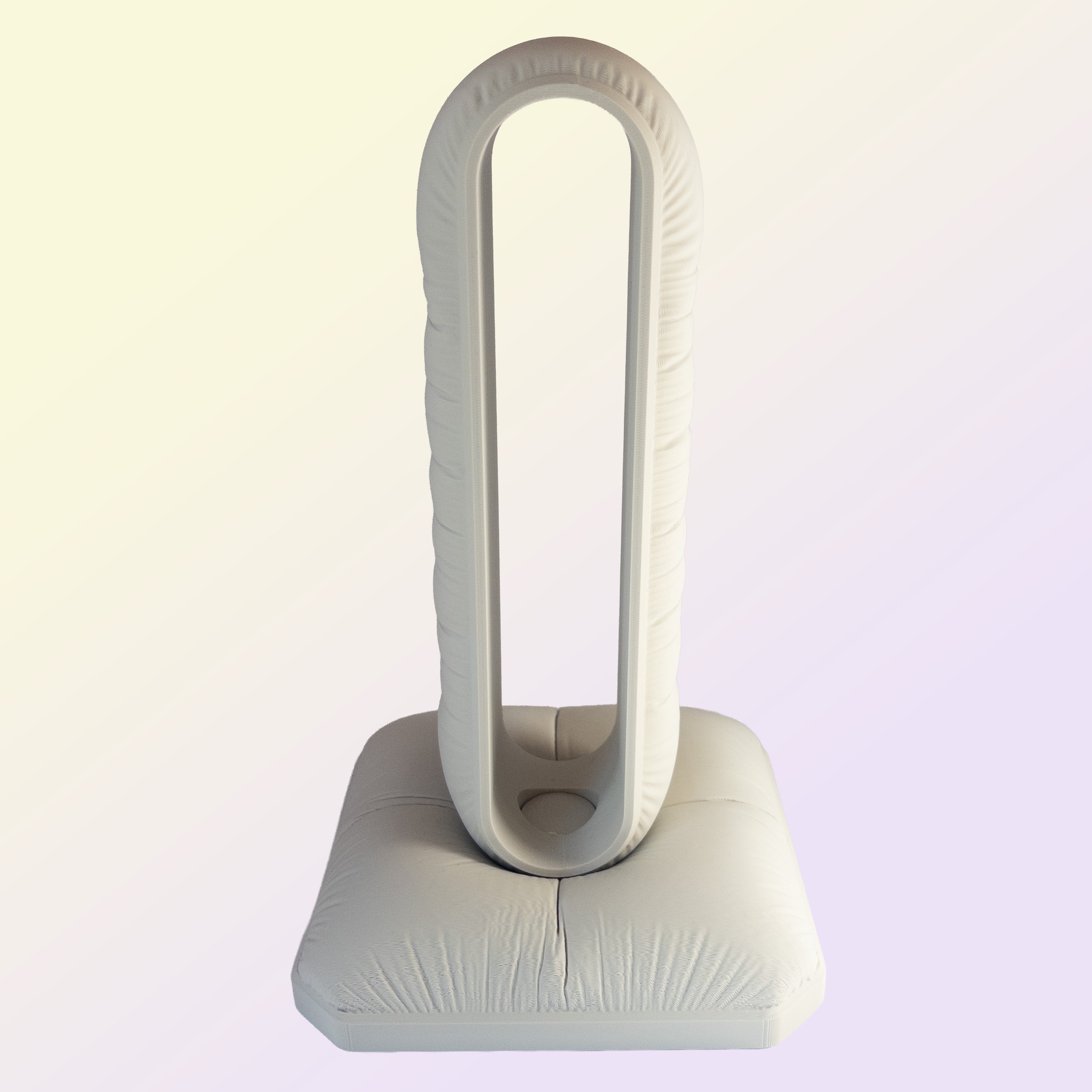 Cushion Headphone Stand White Modern Desk Stand