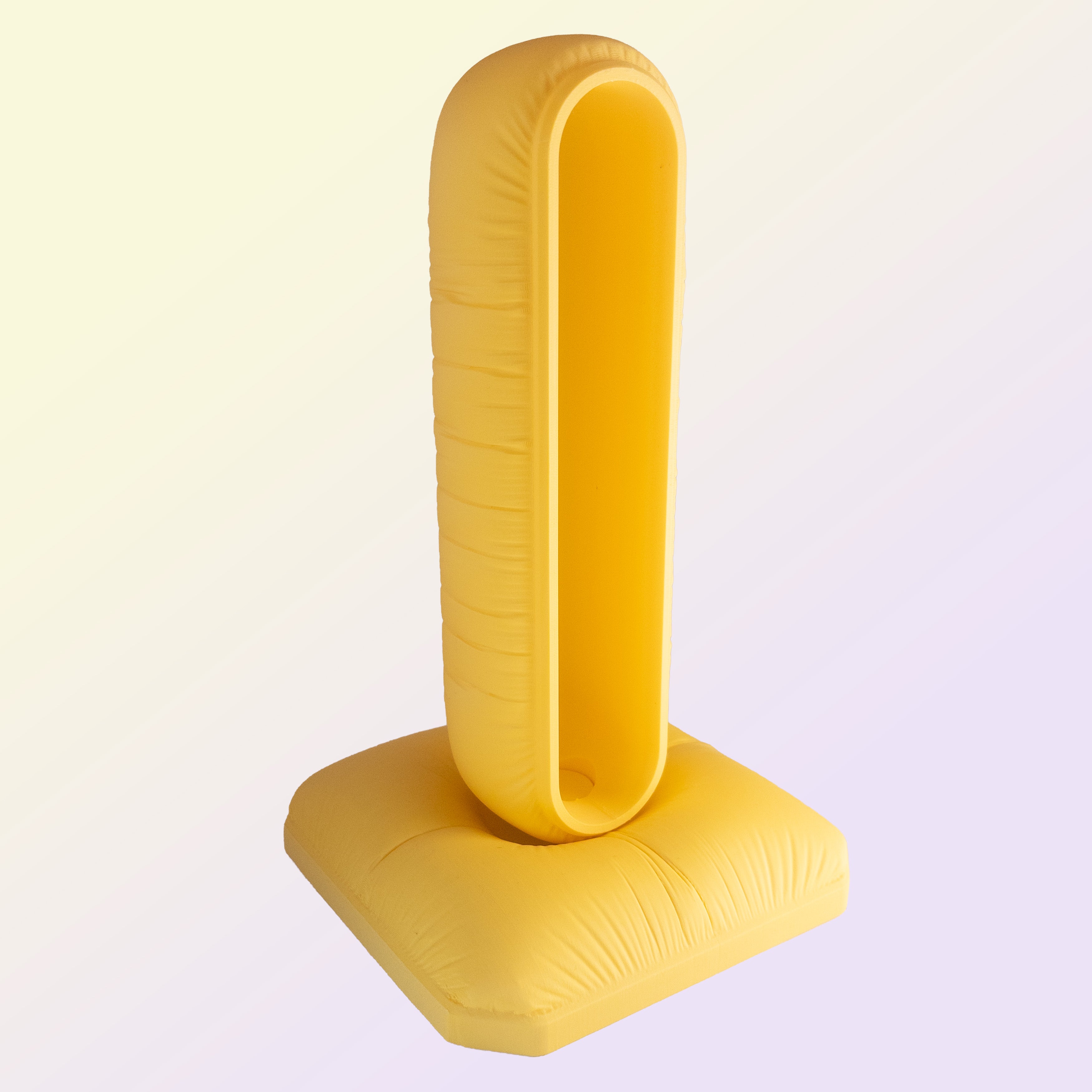 Cushion Headphone Stand Yellow Modern Desk Stand