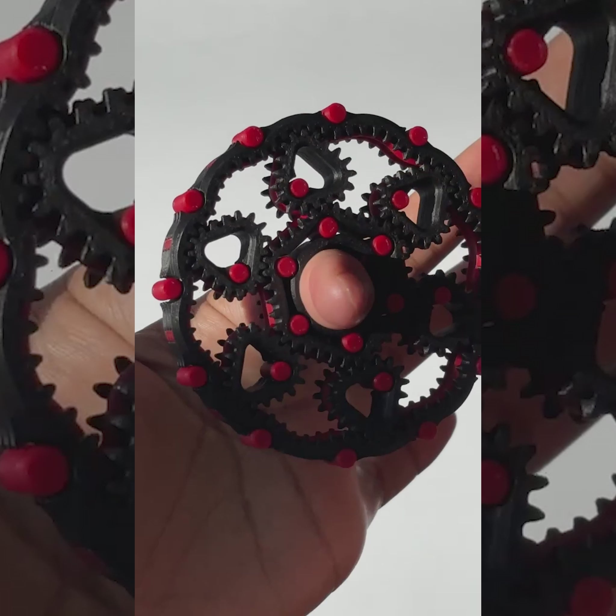 Core Fidget Spinner, Black & Red