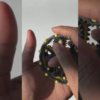 Core Fidget Spinner, Black & Yellow